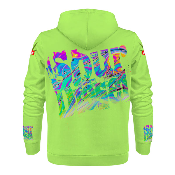 Neon green color hoodie hot sale