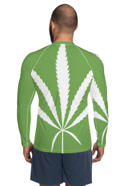 Men's Green Rash Guard