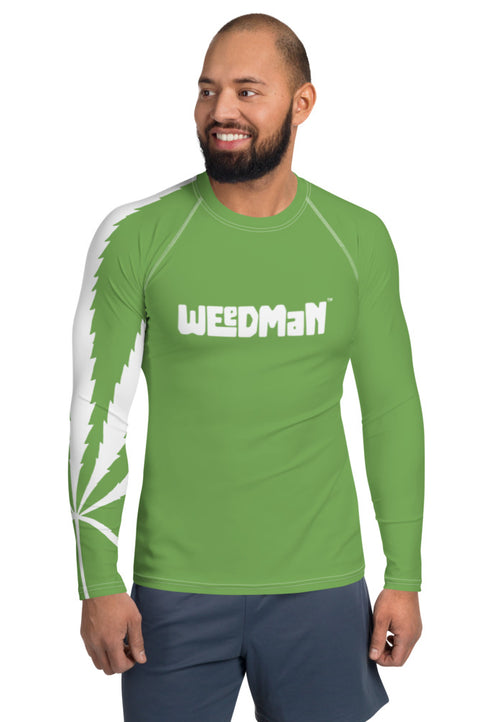 Men's Green Rash Guard