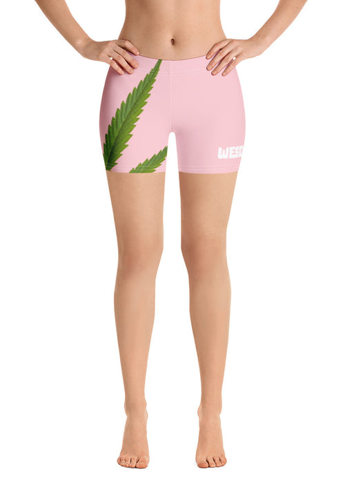 Weedman Simple Women's Premium Blush Pink Boy Shorts