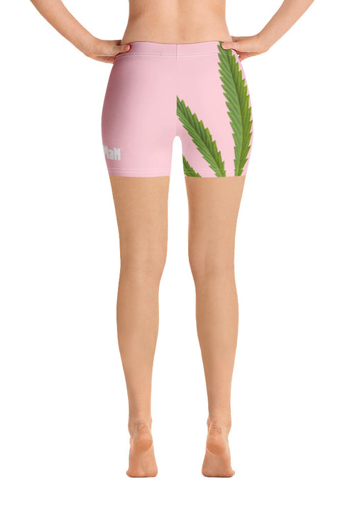 Weedman Simple Women's Premium Blush Pink Boy Shorts