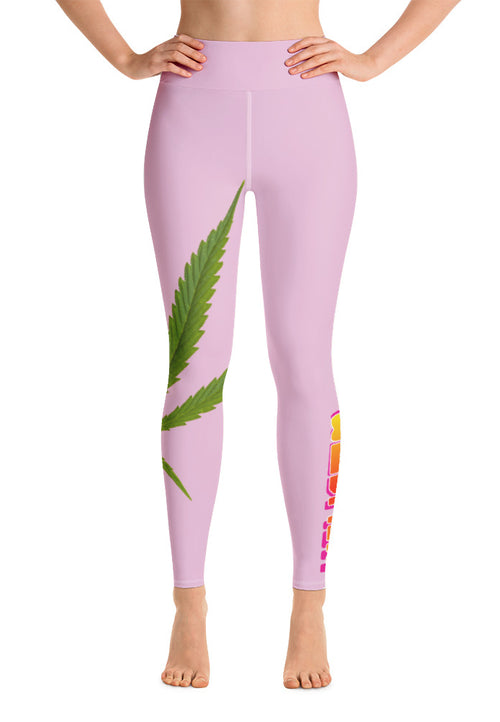 Weedman Original Pink Yoga Leggings