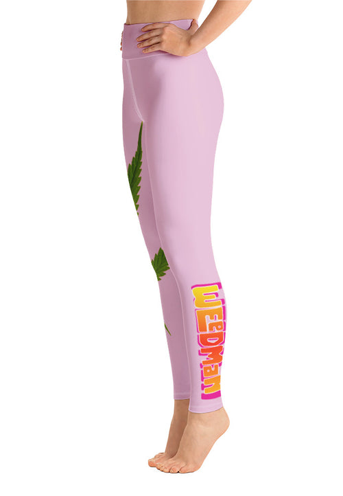 Weedman Original Pink Yoga Leggings