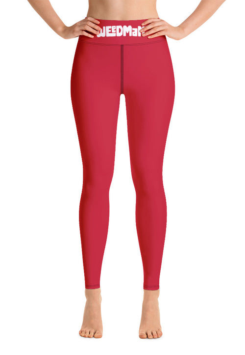 Red Yoga Leggings