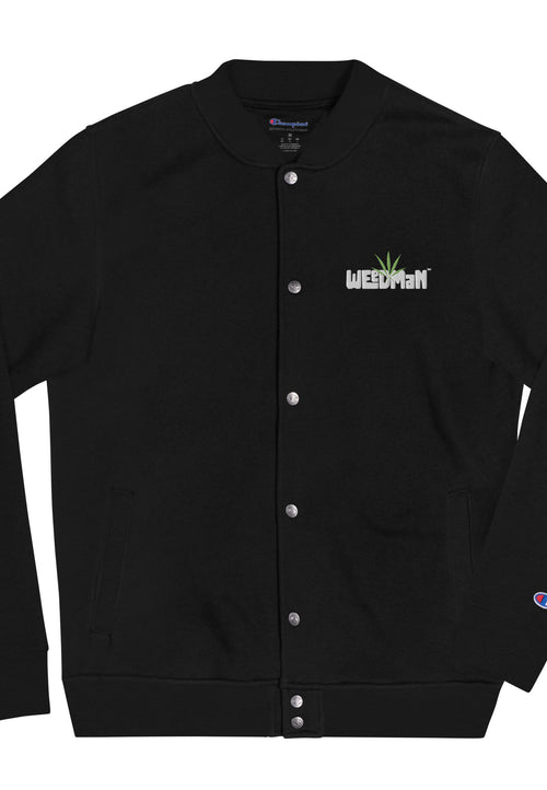 Embroidered Weedman Champion Bomber Jacket