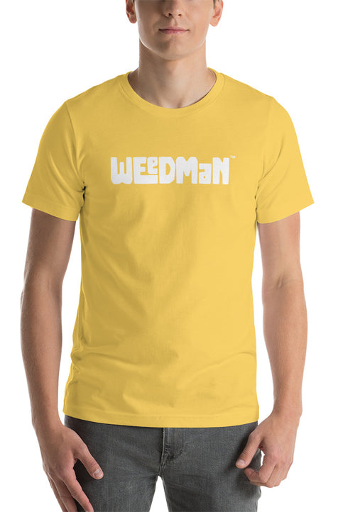 Weedman Simple White Logo Short-Sleeve Unisex Must have T-Shirt