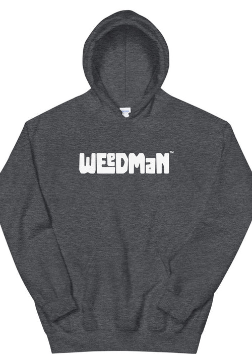 Weedman Simple White Logo Unisex Premium Hoodie