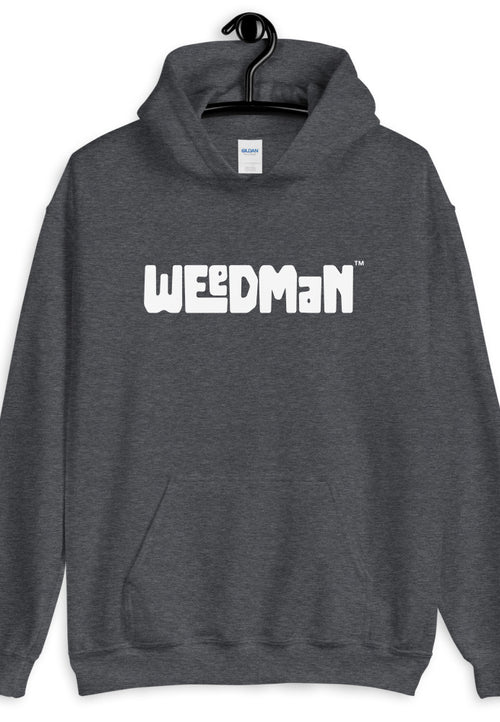 Weedman Simple White Logo Unisex Premium Hoodie