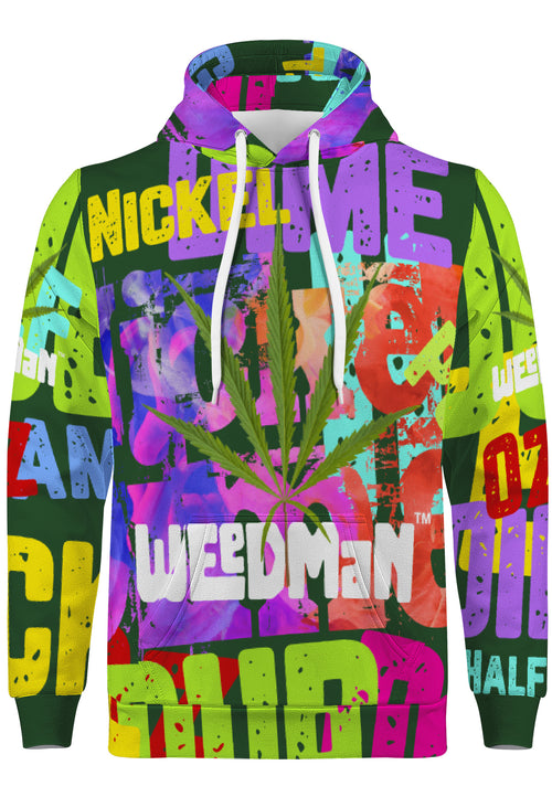 Weedman Natural Nickel&Dime Forest Green Premium Men's Hoodie