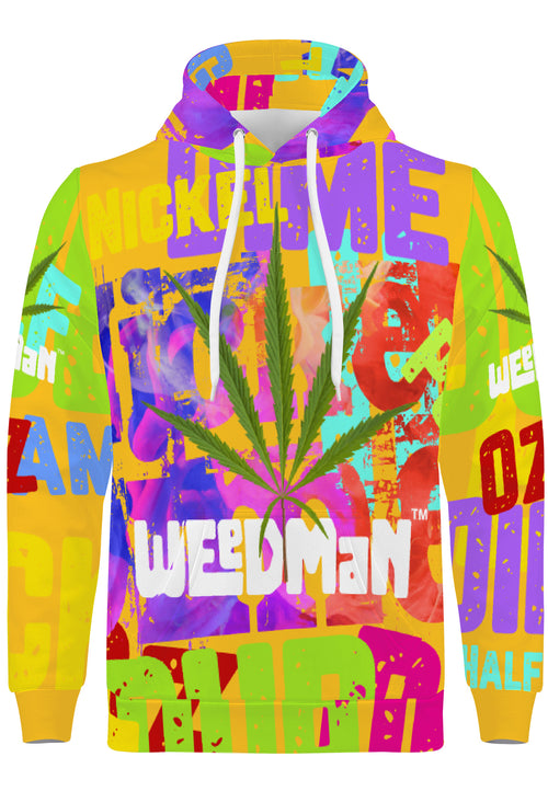 Weedman Natural Nickel&Dime Orange Premium Men's Hoodie