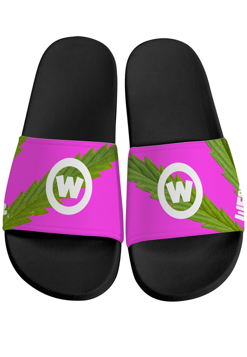 Weedman W Slide Sandals - Hot Pink