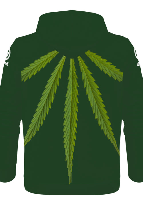 Weedman W D55 Men's Premium Green Hoodie