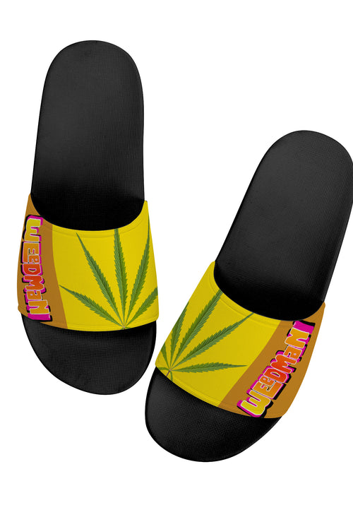 Weedman Original Weed D30 Slide Sandals - Black Sole