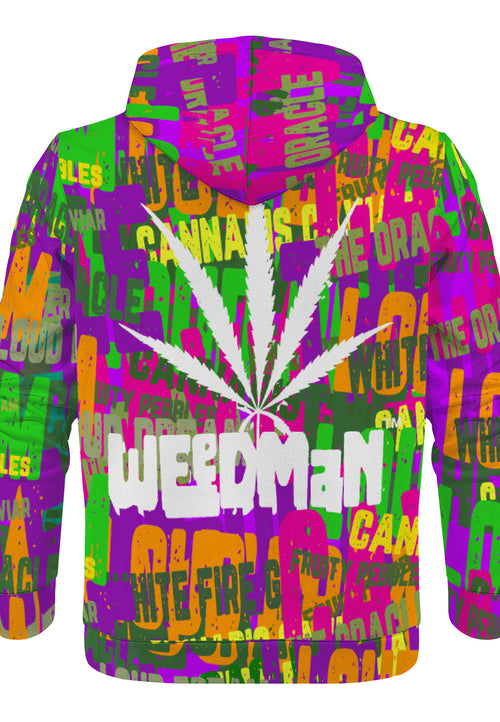 Weedman Natural Premium Strains Purple Hoodie